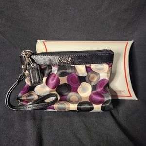 Coach Satin Wristlet, Never Used